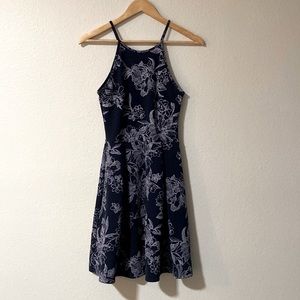 Blue Floral Dress | Size Small
